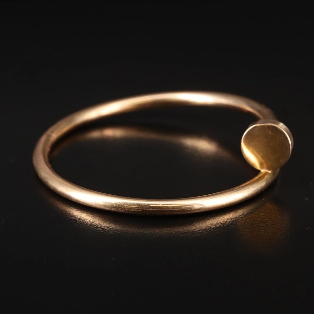 SOLD - Cartier 18K Rose Gold Juste un Clou Bracelet - Picture 5 of 12